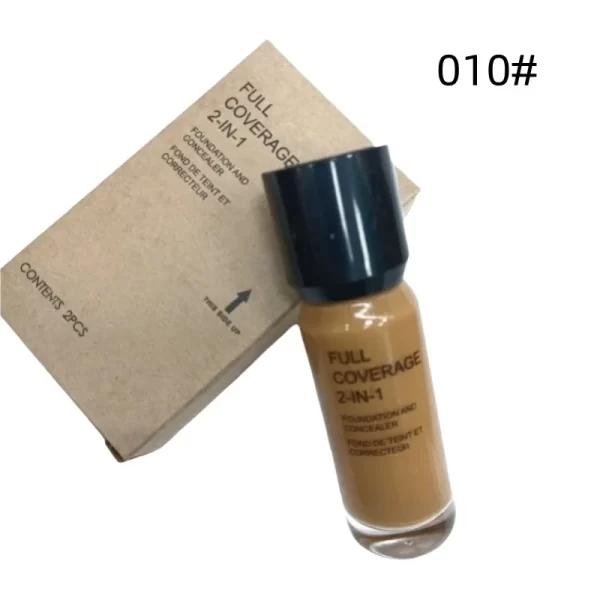 2-in-1 Foundation & Concealer – Radiant Coverage for Deeper Skin Tones - Image 4