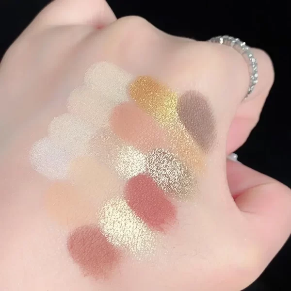 MISS LARA 16-Color Pearlescent Eyeshadow Palette in 4 Color Combinations - Image 7