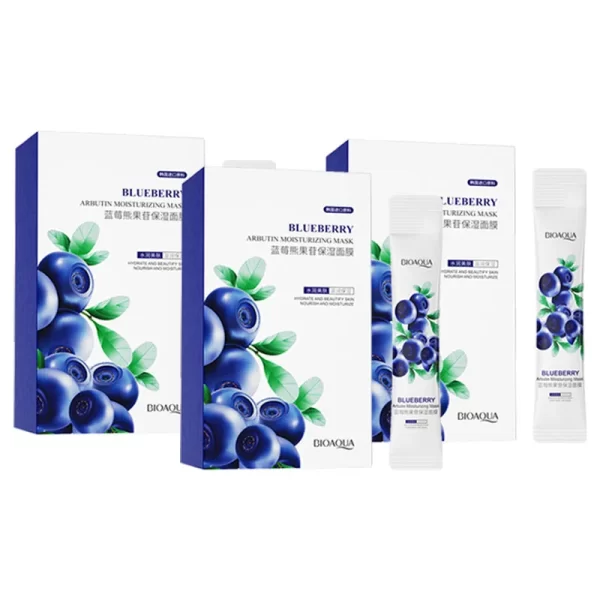 BIOAQUA Sleeping Facial Masks 
Collagen, Blueberry & Aloe Vera
60 piece set - Image 7