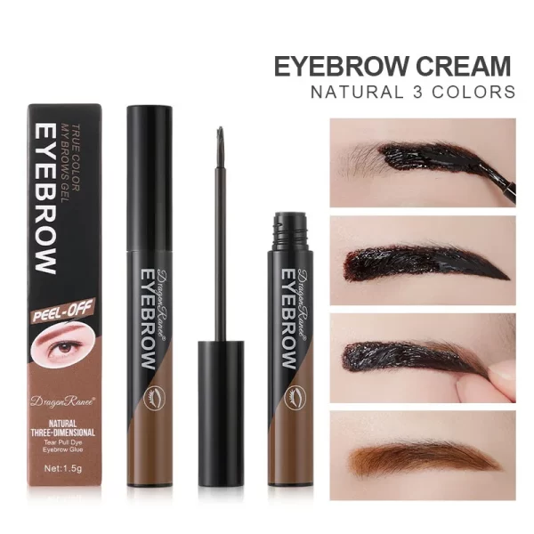 DRAGON RANEE Long-Lasting Peel-off Eyebrow Dye in 3 Colors