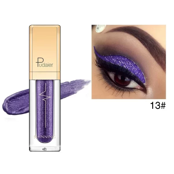 PUDAIER Glitter & Glow Liquid Eyeshadow in 18 Shimmering Colors - Image 19