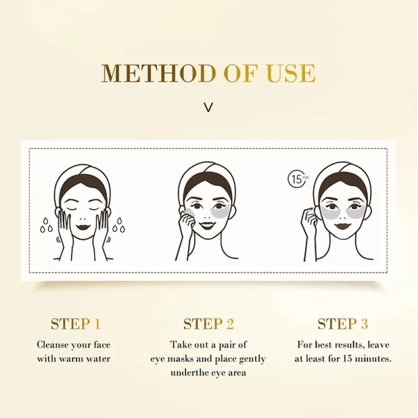 K-Beauty 24K Golden Soft Eye Patch - Image 7