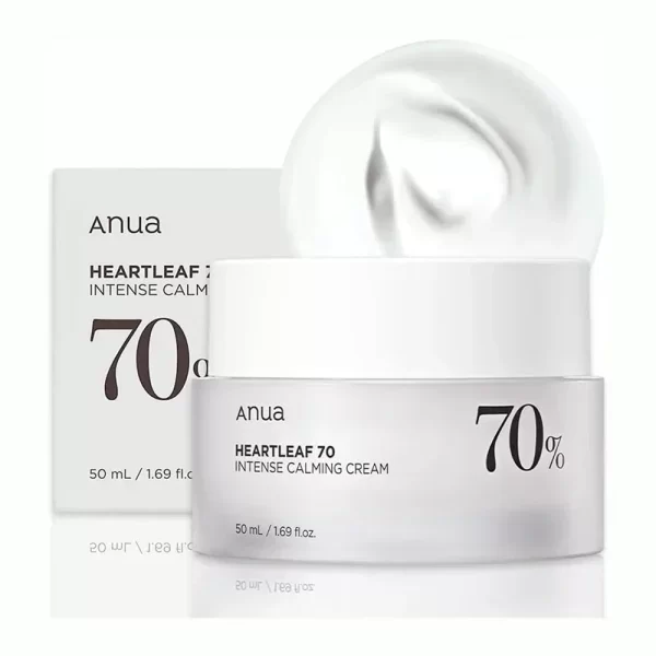 K-Beauty ANUA 70% Calming Face Cream - Image 3