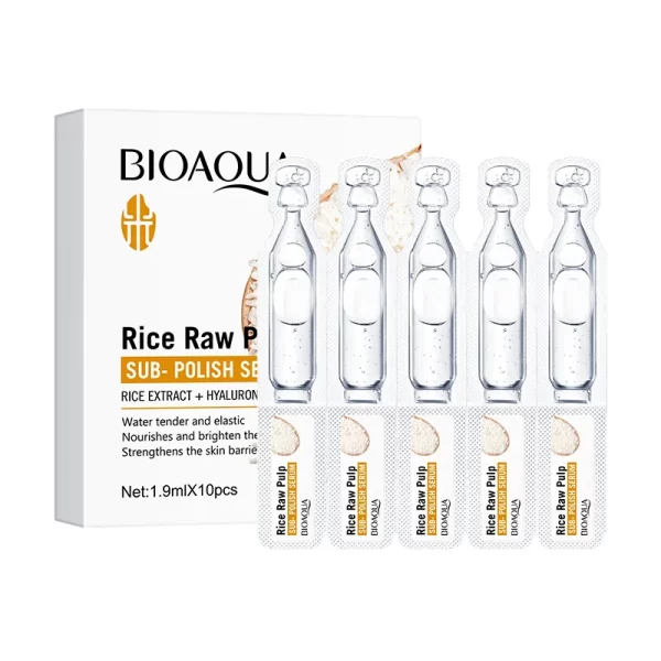 BIOAQUA Rice Pulp Face Serum Ampoules