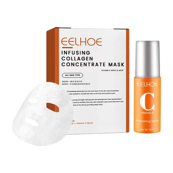 Hyaluronic Acid, Vitamin C, and Collagen Infusing Concentrate Mask