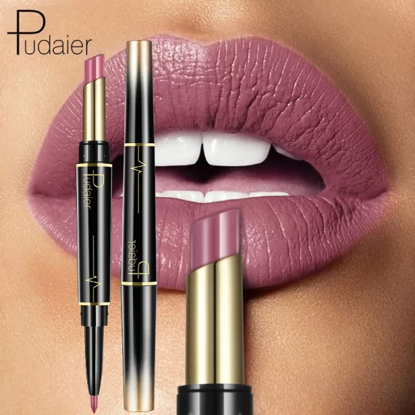 PUDAIER Lipliner & Lipstick 
16 Colors - Image 2