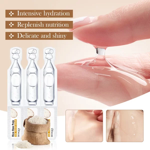 BIOAQUA Rice Pulp Face Serum Ampoules - Image 3