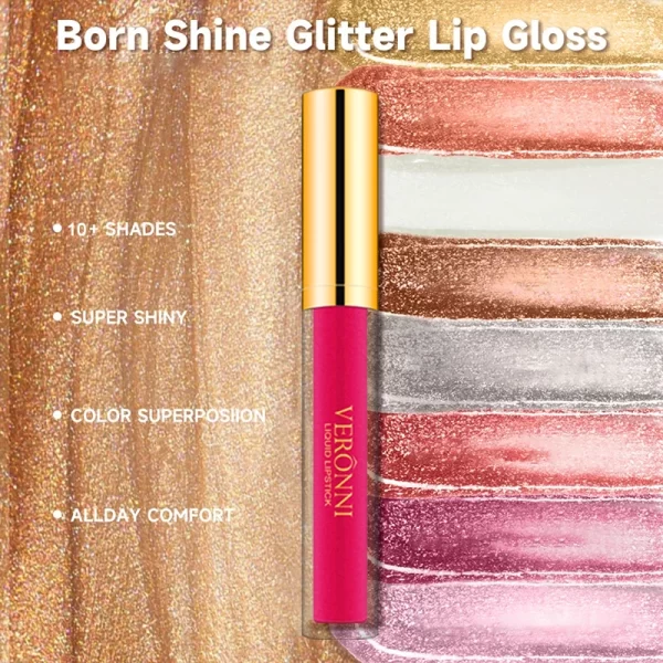 Metallic Liquid Diamond Glitter Lipstick - Image 4