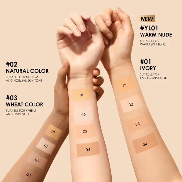 FOCALLURE Mineral-Based Powder Foundation – 7 Shades - Image 4