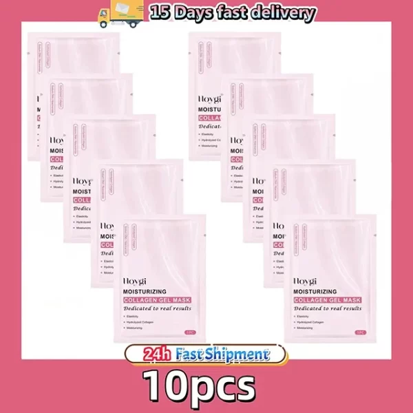 Pink Collagen Gel Salmon Facial Mask - Image 9