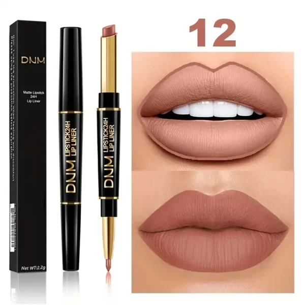 DNM Double-Ended Lipliner & Lipstick – 12 Shades - Image 6