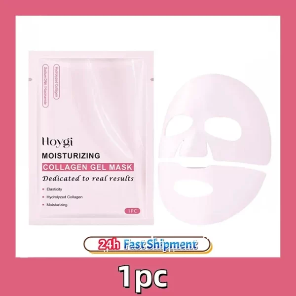 Pink Collagen Gel Salmon Facial Mask - Image 6