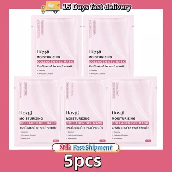 Pink Collagen Gel Salmon Facial Mask - Image 7