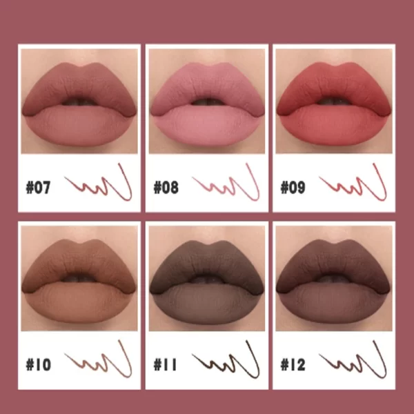 PUDAIER Lippie Lip Liner – Creamy Matte Formula  Available in 12 Shades - Image 7