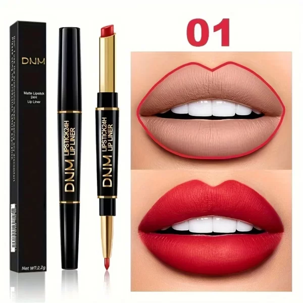 DNM Double-Ended Lipliner & Lipstick – 12 Shades - Image 12