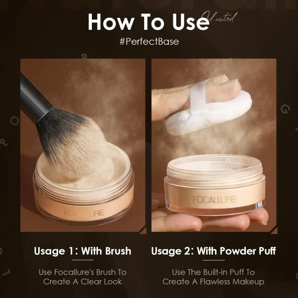 FOCALLURE Translucent Loose Powder - Image 5