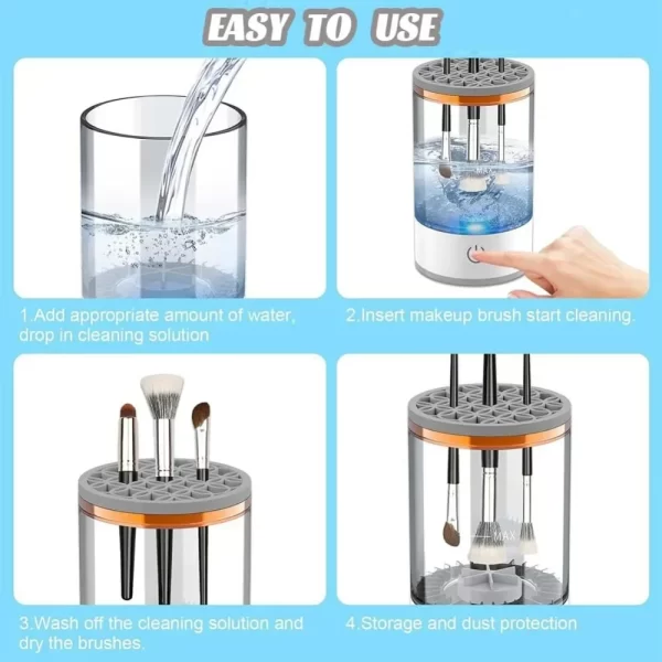 USB Electric Makeup Brush Cleaner - Image 7