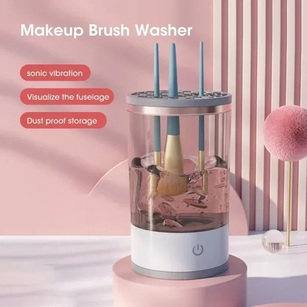 USB Electric Makeup Brush Cleaner - Image 2