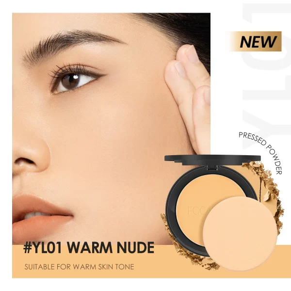 FOCALLURE Mineral-Based Powder Foundation – 3 Shades - Image 7