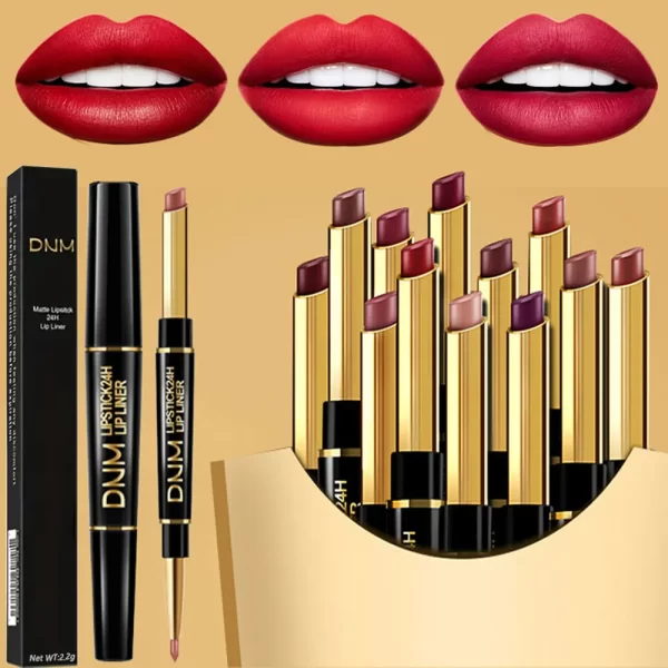 DNM Double-Ended Lipliner & Lipstick – 12 Shades - Image 2