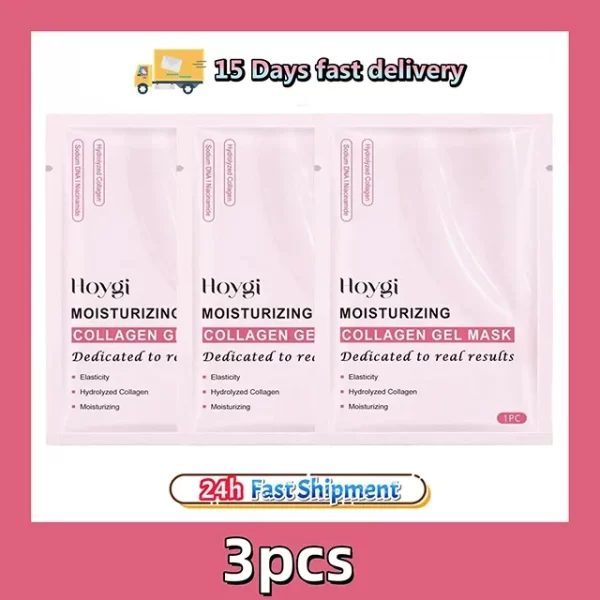Pink Collagen Gel Salmon Facial Mask - Image 10