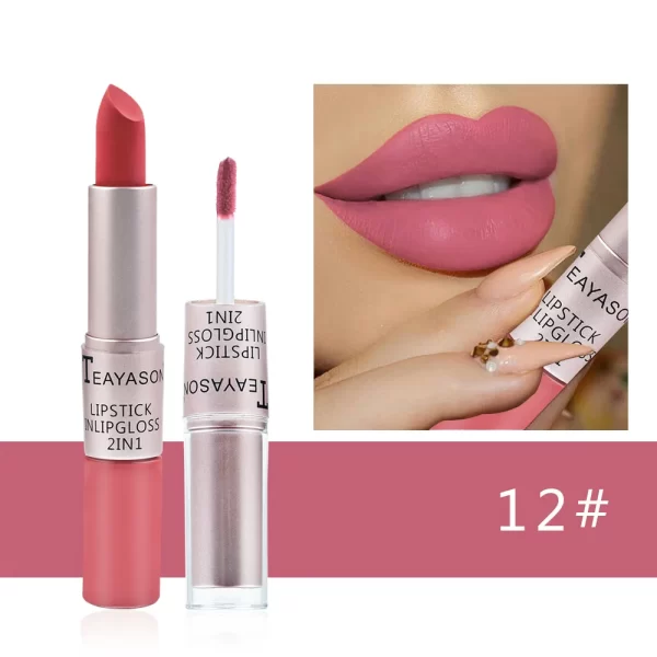 2-in-1 Lipstick/Gloss Set - 12 Shades - Image 14