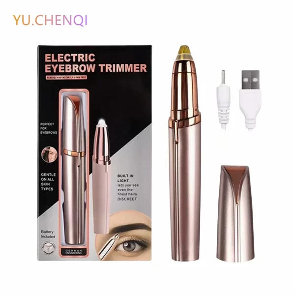 2-in-1 Painless Eyebrows Trimmer