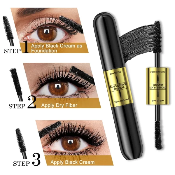 Double In-One Lightweight Fiber Mascara - Image 5