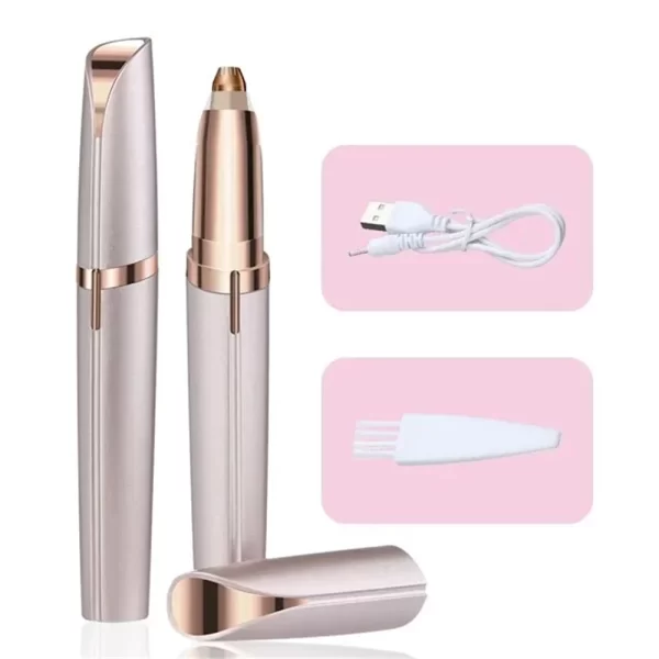 2-in-1 Painless Eyebrows Trimmer - Image 10