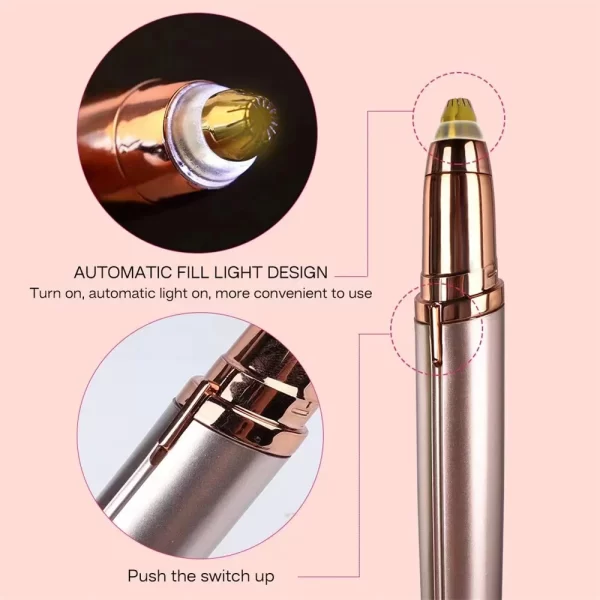 2-in-1 Painless Eyebrows Trimmer - Image 2