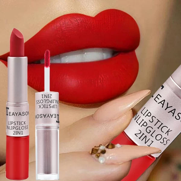 2-in-1 Lipstick/Gloss Set - 12 Shades - Image 3