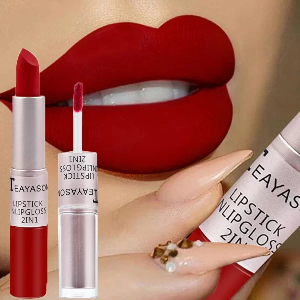 2-in-1 Lipstick/Gloss Set - 12 Shades - Image 4