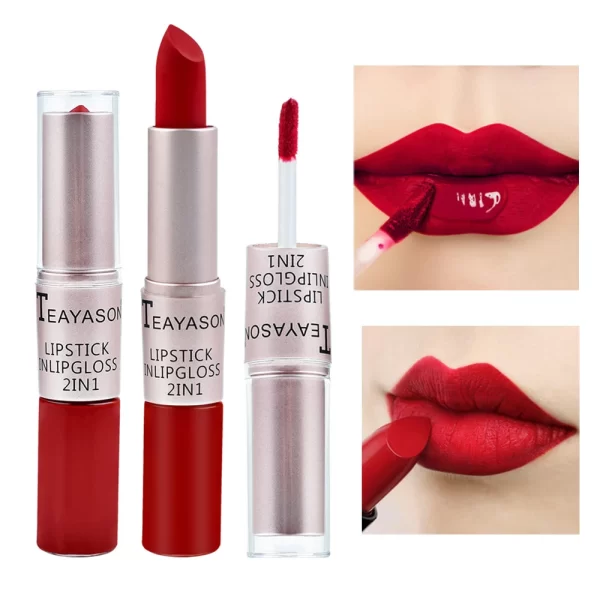 2-in-1 Lipstick/Gloss Set - 12 Shades - Image 6
