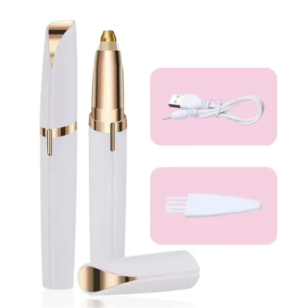 2-in-1 Painless Eyebrows Trimmer - Image 13