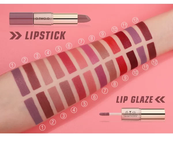 O.TWO.O 2-in-1 Lipstick Set - 12 shades - Image 19