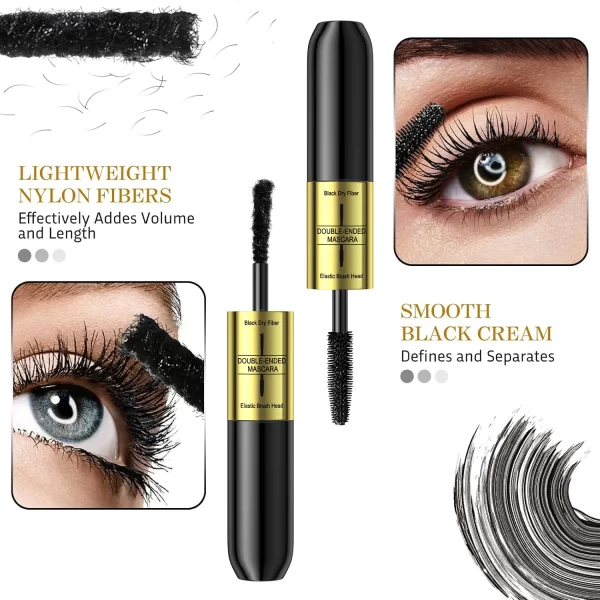 Double In-One Lightweight Fiber Mascara - Image 4