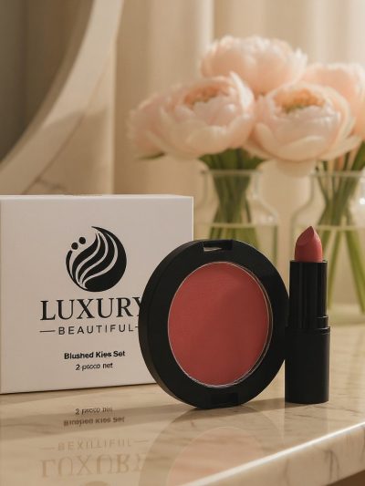 Blushed Kiss Lip & Cheek Set | Bestselling Lipstick & Blush Duo for Effortless Radiance