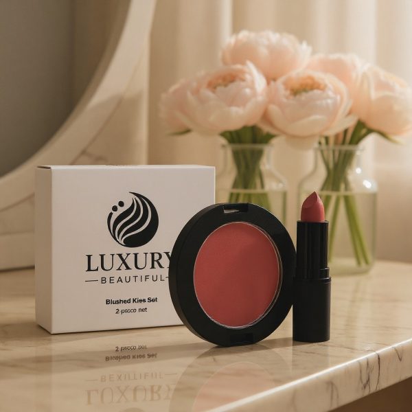 Blushed Kiss Lip & Cheek Set | Bestselling Lipstick & Blush Duo for Effortless Radiance