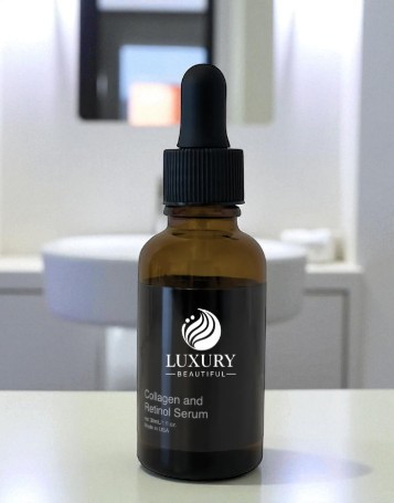 Collagen & Retinol Anti-Aging Serum | Hydrating Treatment with Hyaluronic Acid
