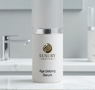 Age Defying Serum with Squalane, Soy Protein & Vitamin C | Hydrating & Firming Anti-Aging Treatment