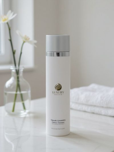Glycolic Exfoliating Cleanser | Brightening Face Wash with Lavender & Chamomile