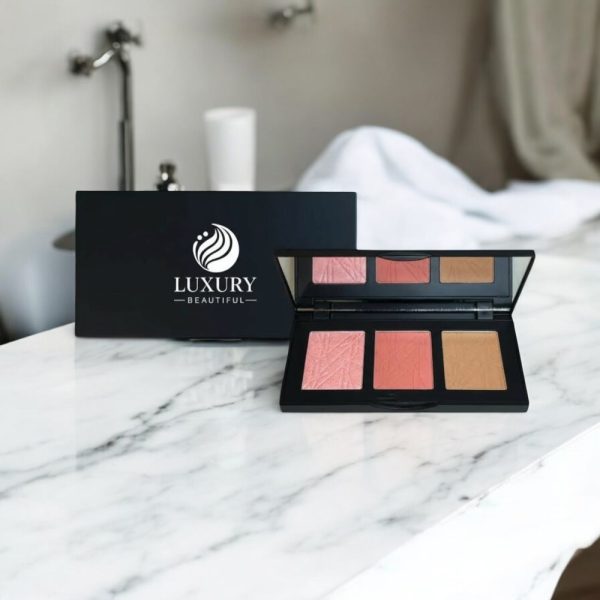 Pro Cheek Palette - Blush/Highlighter/Bronzer - Image 5