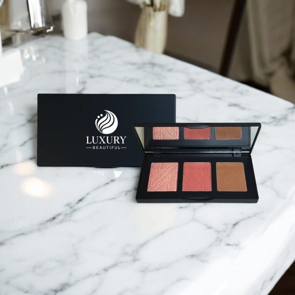Pro Cheek Palette - Blush/Highlighter/Bronzer - Image 3